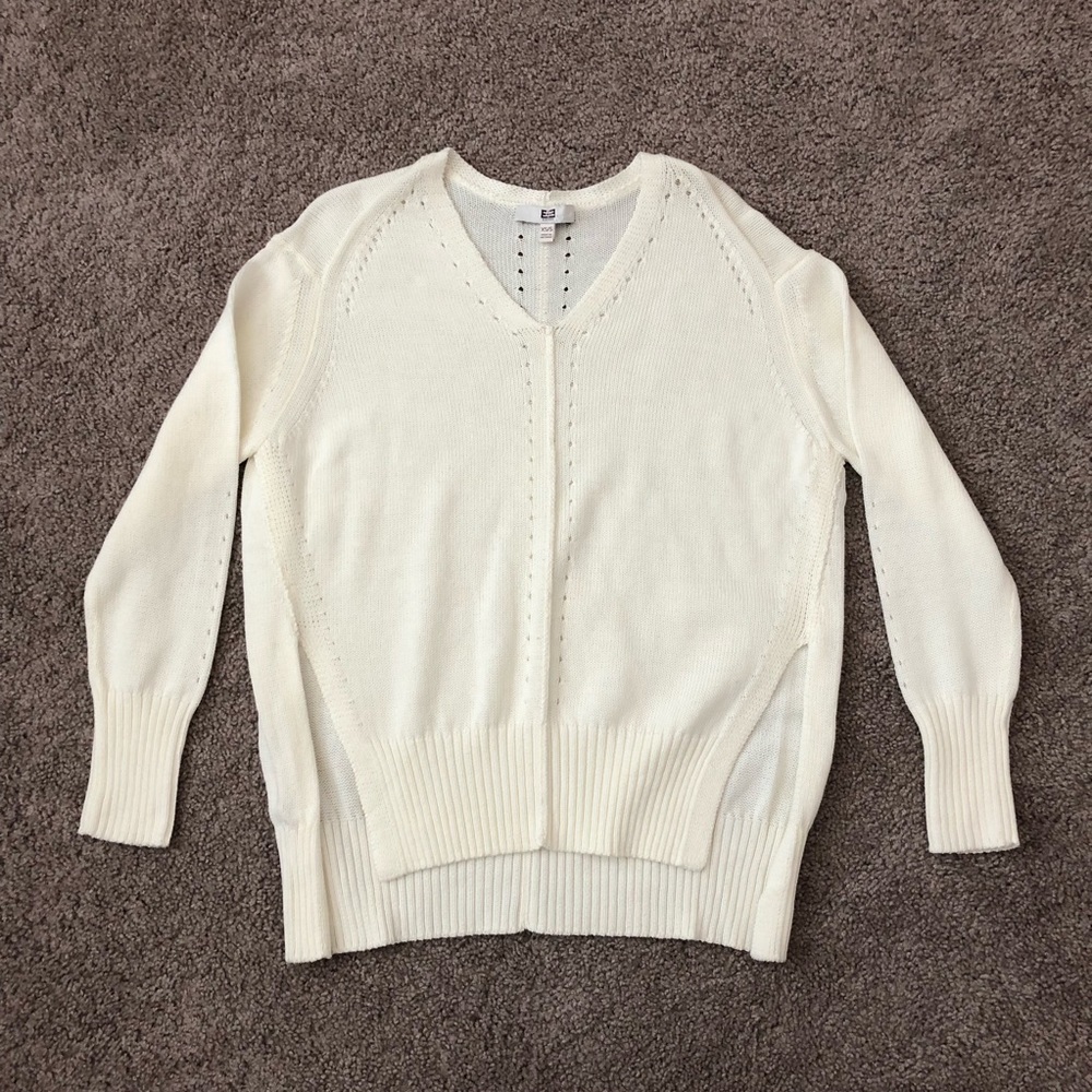 EE by Etcetera Sweater Womens Size XS/S White Knit